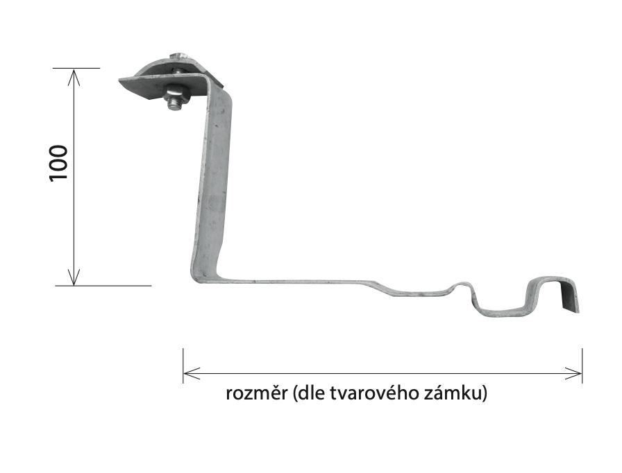 PV 22 - horní s tvarovými zámky - Obrázek 2